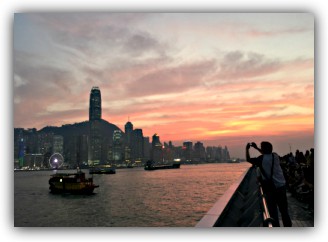 Victoria Harbor from the TST Promenade Victoria Harbour from the TST Promenade